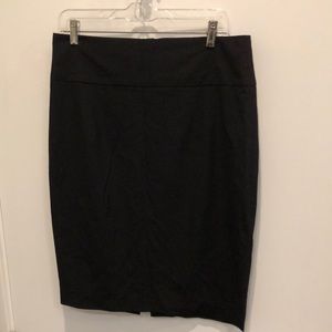 Black pencil skirt